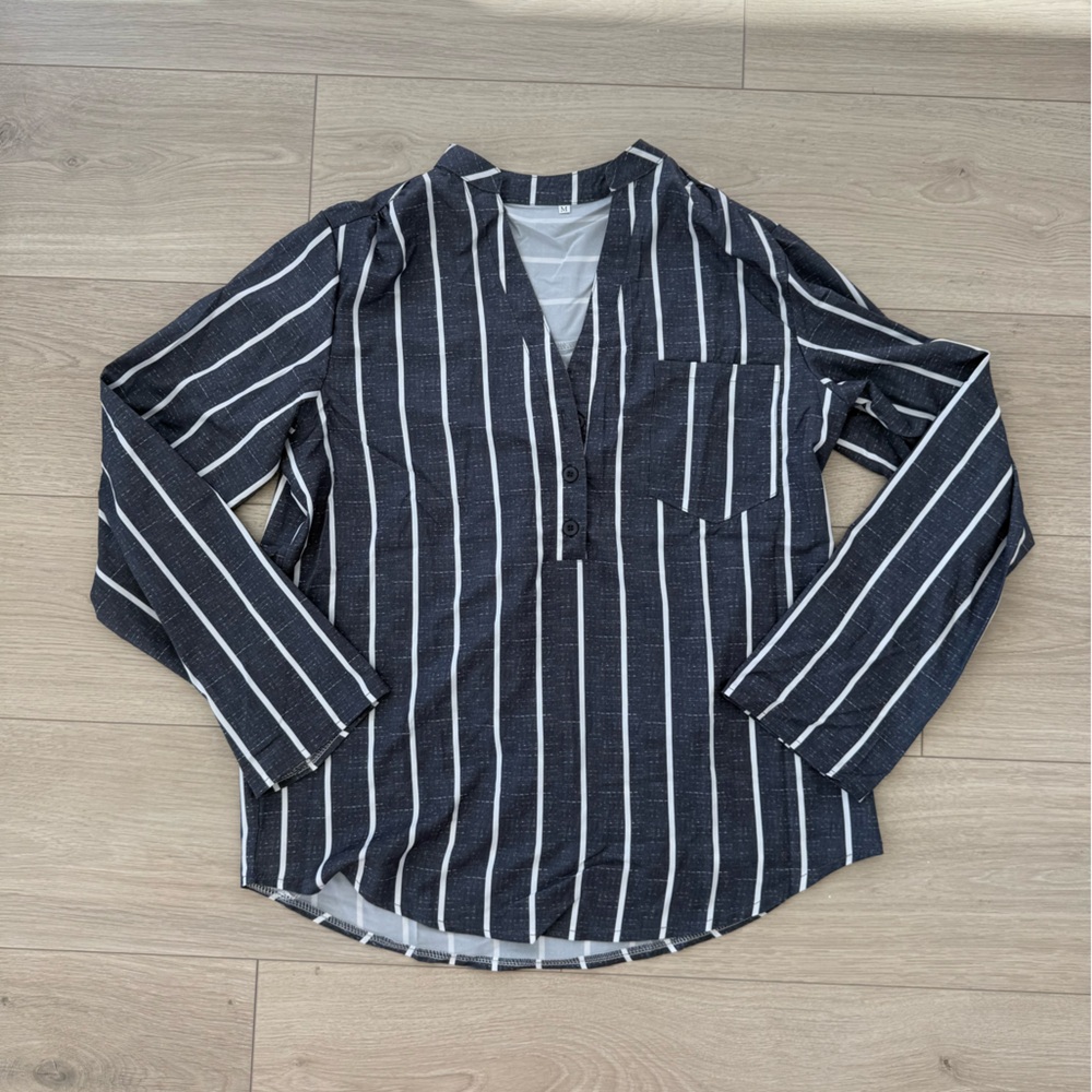 Stylish Striped Women's Blouse